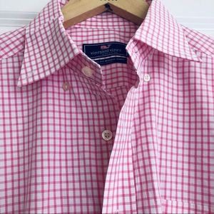 Vineyard Vines Classic Fit Gingham Button Down M